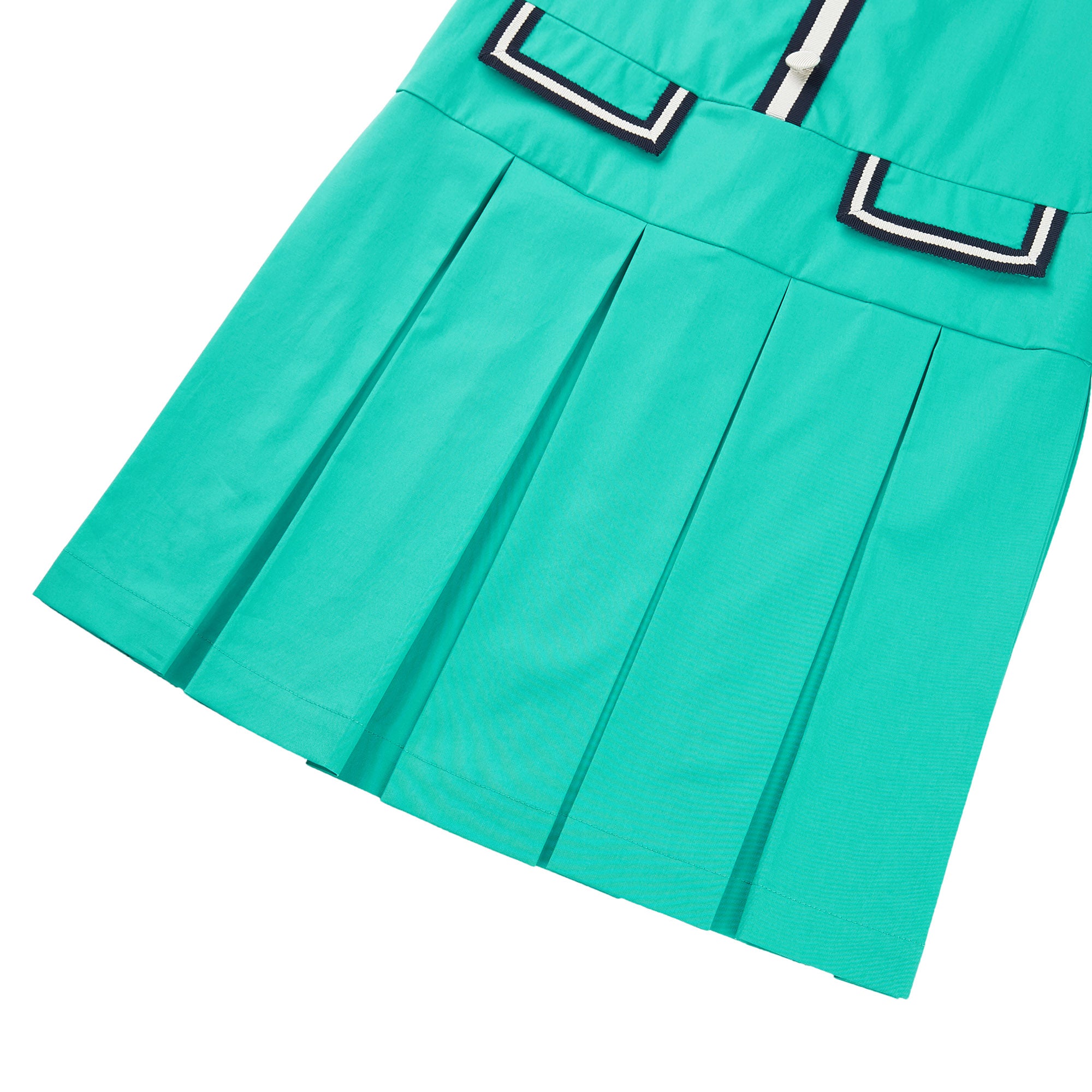 Girls Green Cotton Dress