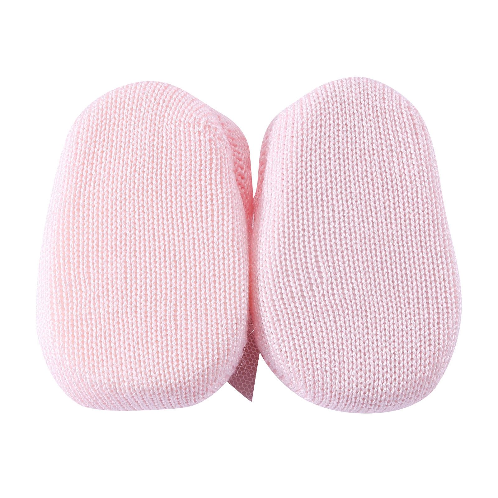 Baby Pink Knitted Cotton Shoes&Hair Band Gift Set - CÉMAROSE | Children's Fashion Store - 4