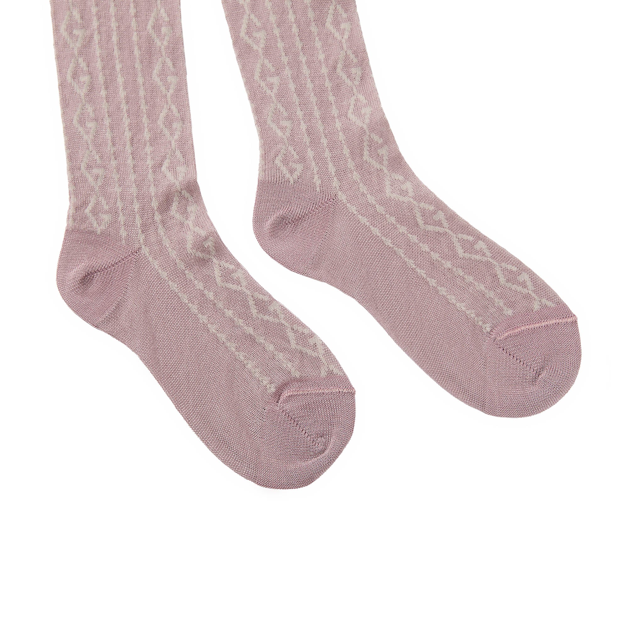 Girls Mauve Cotton Socks