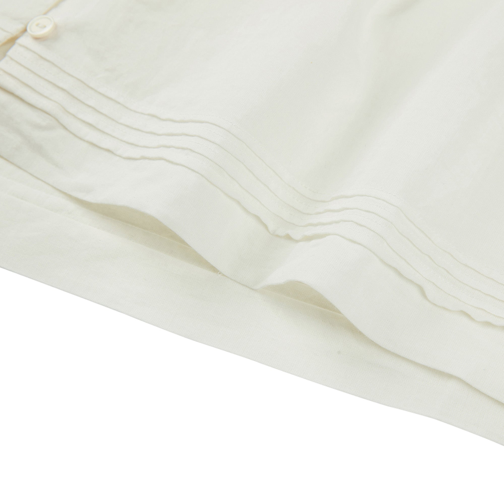 Girls White Embroidered Cotton Top