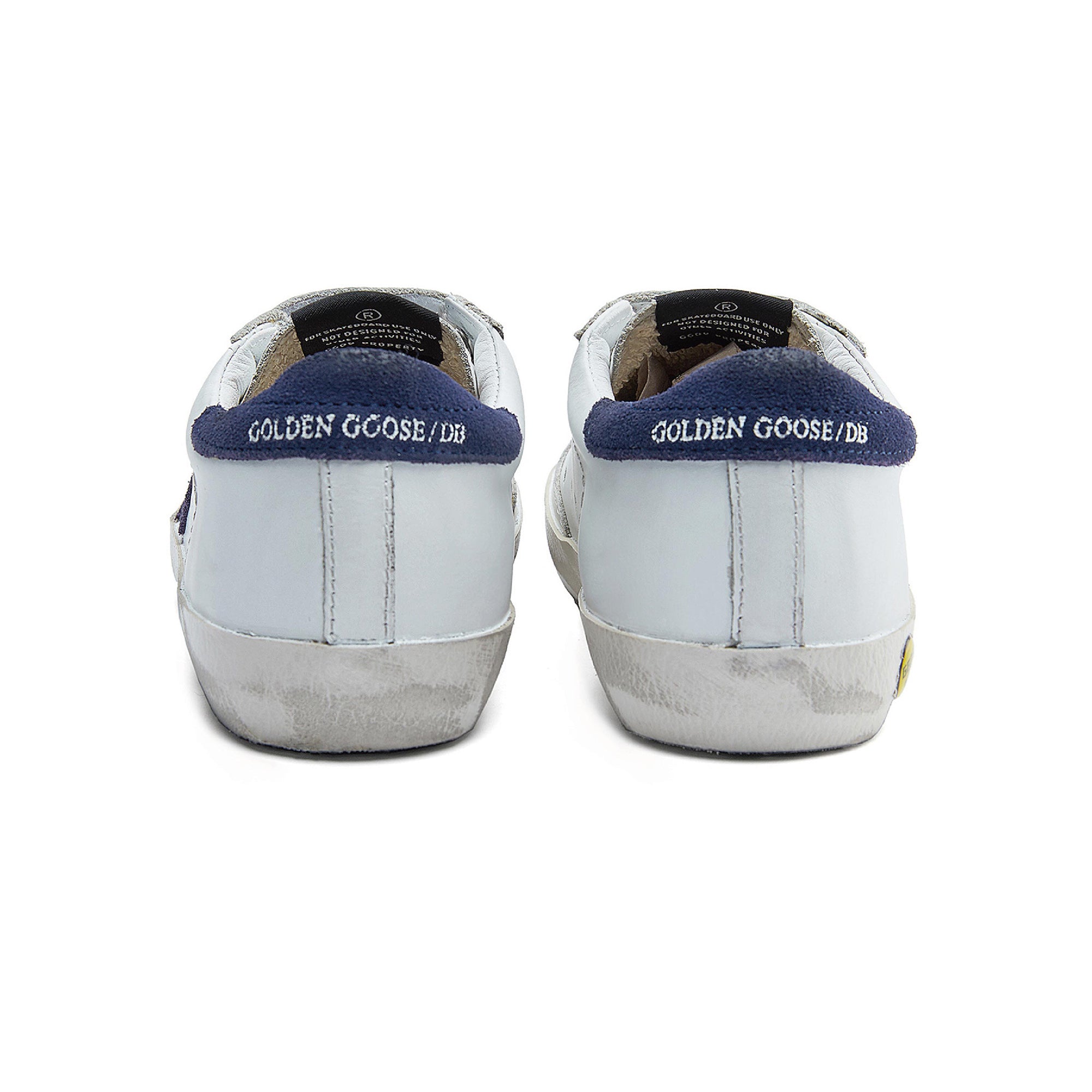 Baby Boys & Girls White Star Leather Shoes