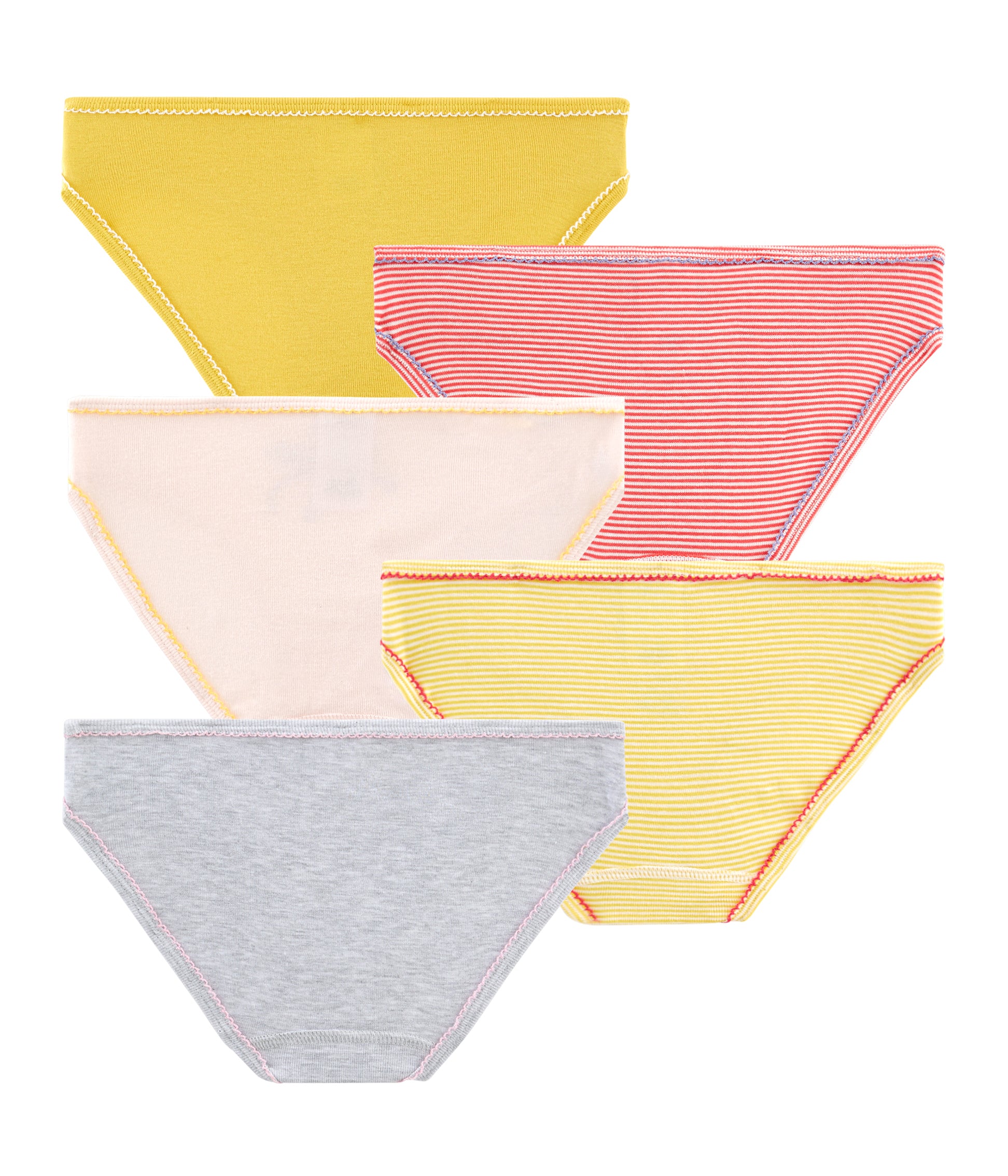 Girls Multicolor Cotton Underwear Sets