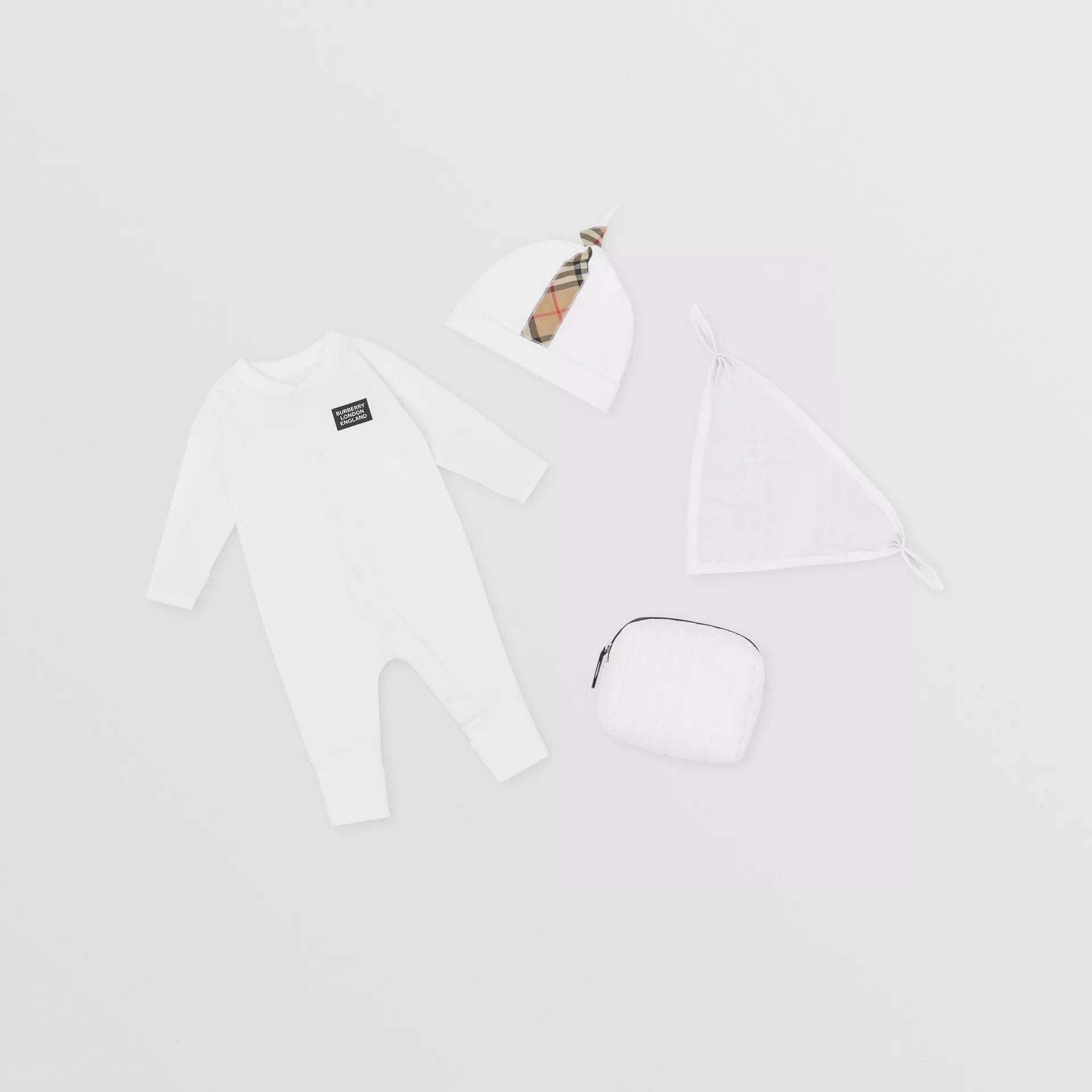 Baby Boys & Girls White Cotton Set