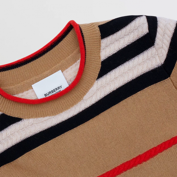 Girls Archive Beige Knit Dress