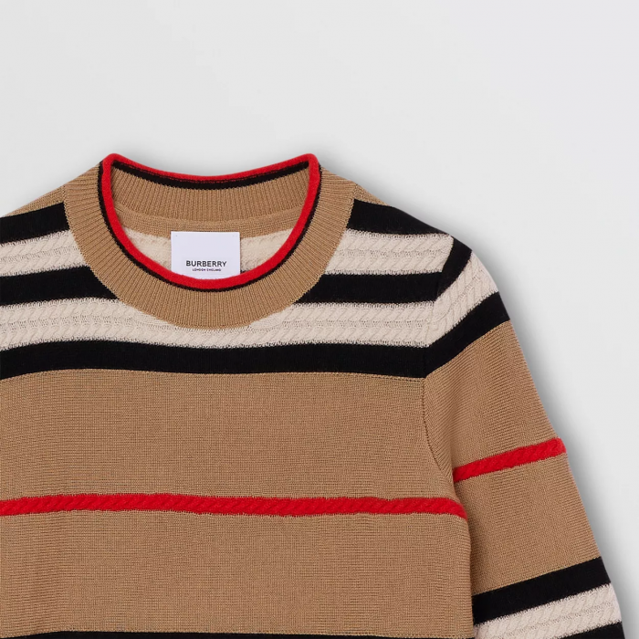 Girls Archive Beige Knit Dress