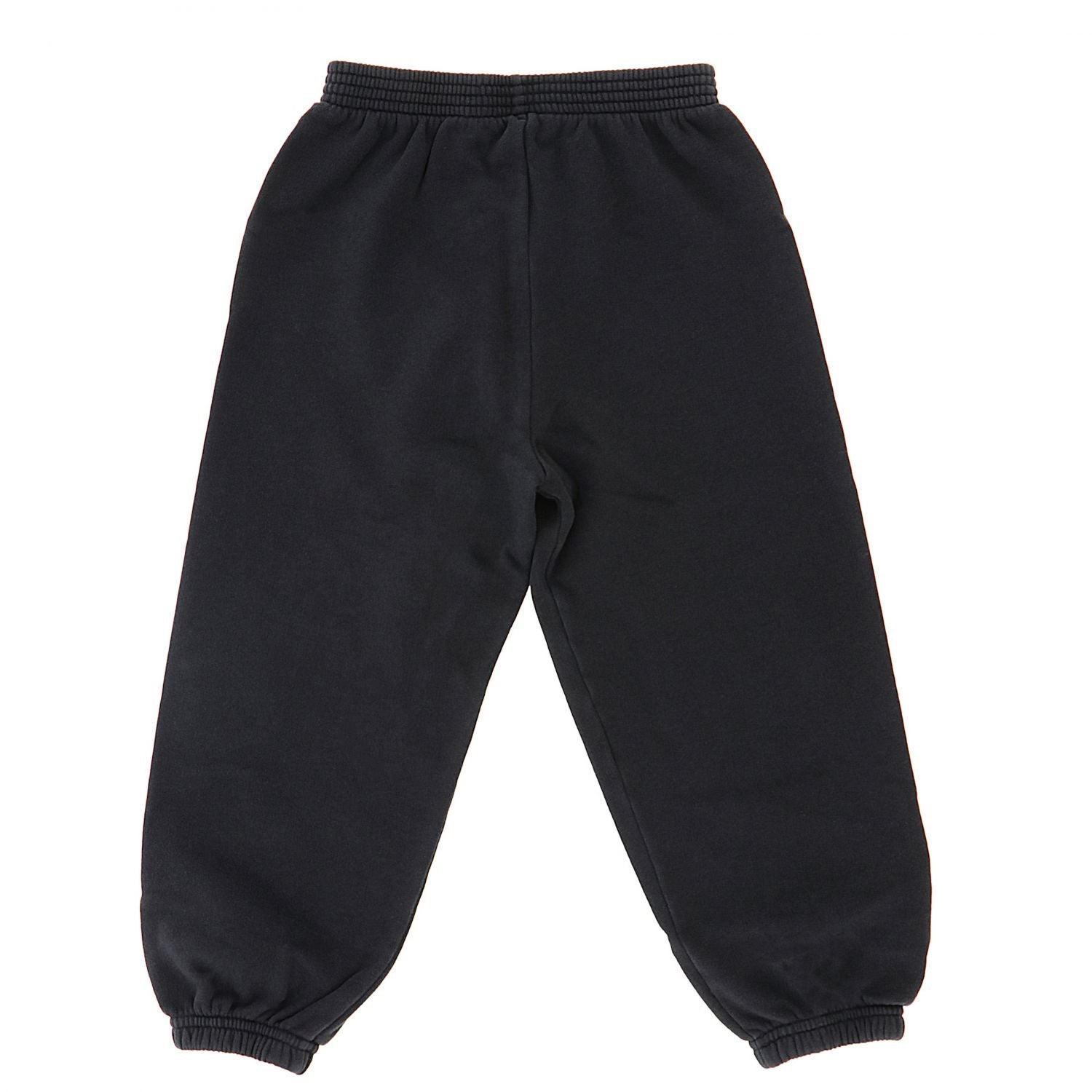 Boys & Girls Black Cotton Trousers