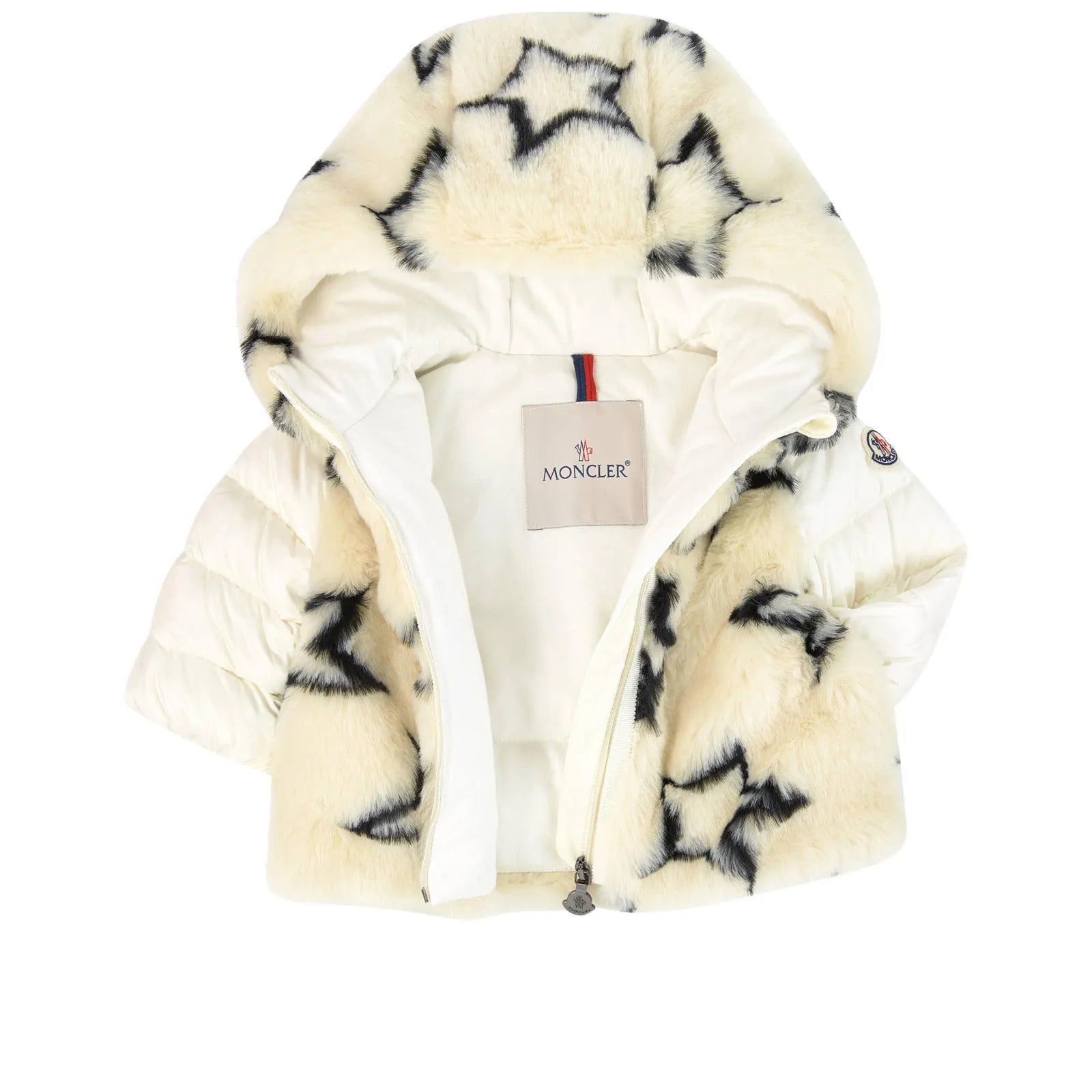 Baby Girls Charcoal Stars Padded Coat
