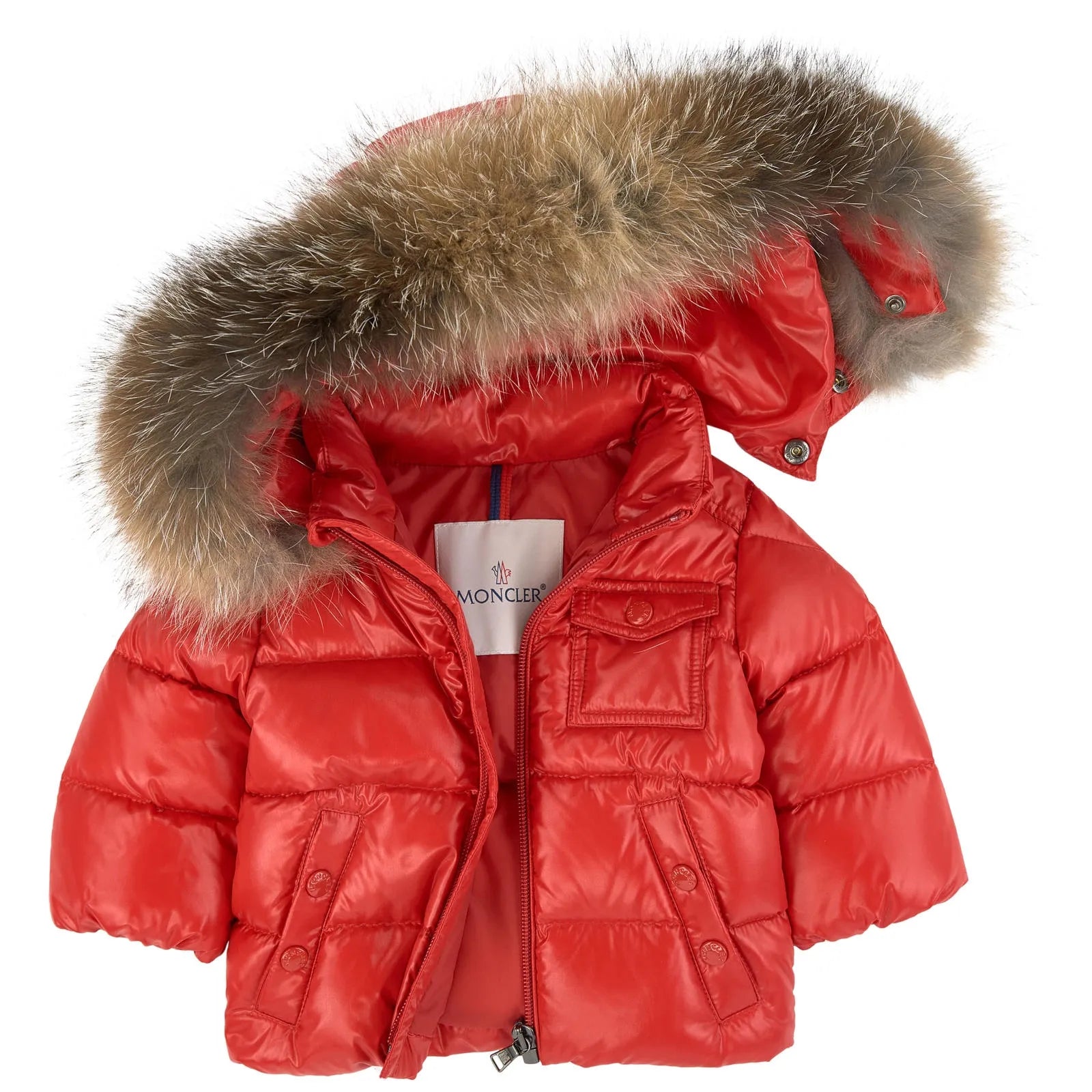 Baby Boys & Girls Red “K2” Padded Down Jacket