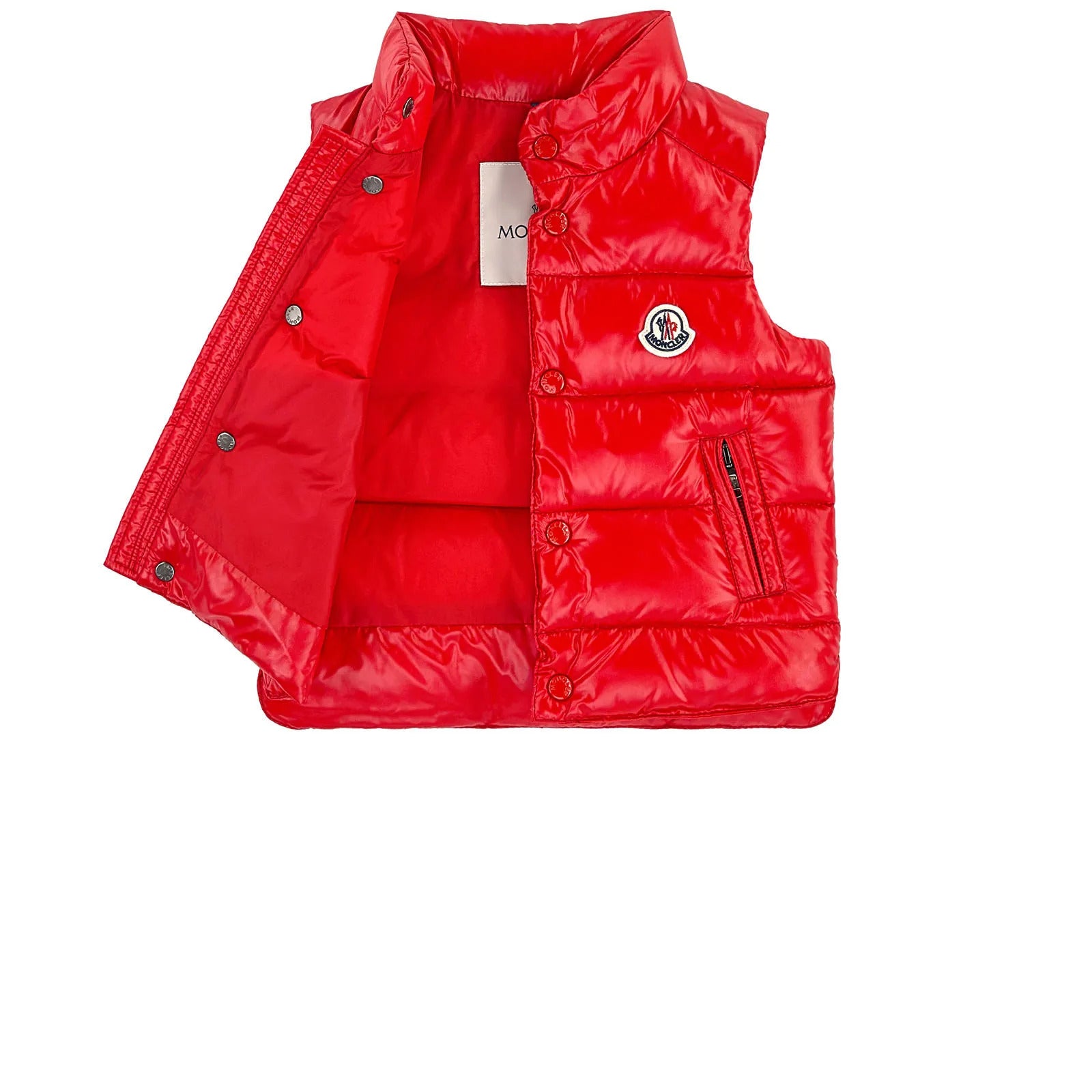 Baby Boys & Girls Red "Bernard" Padded Down Vest