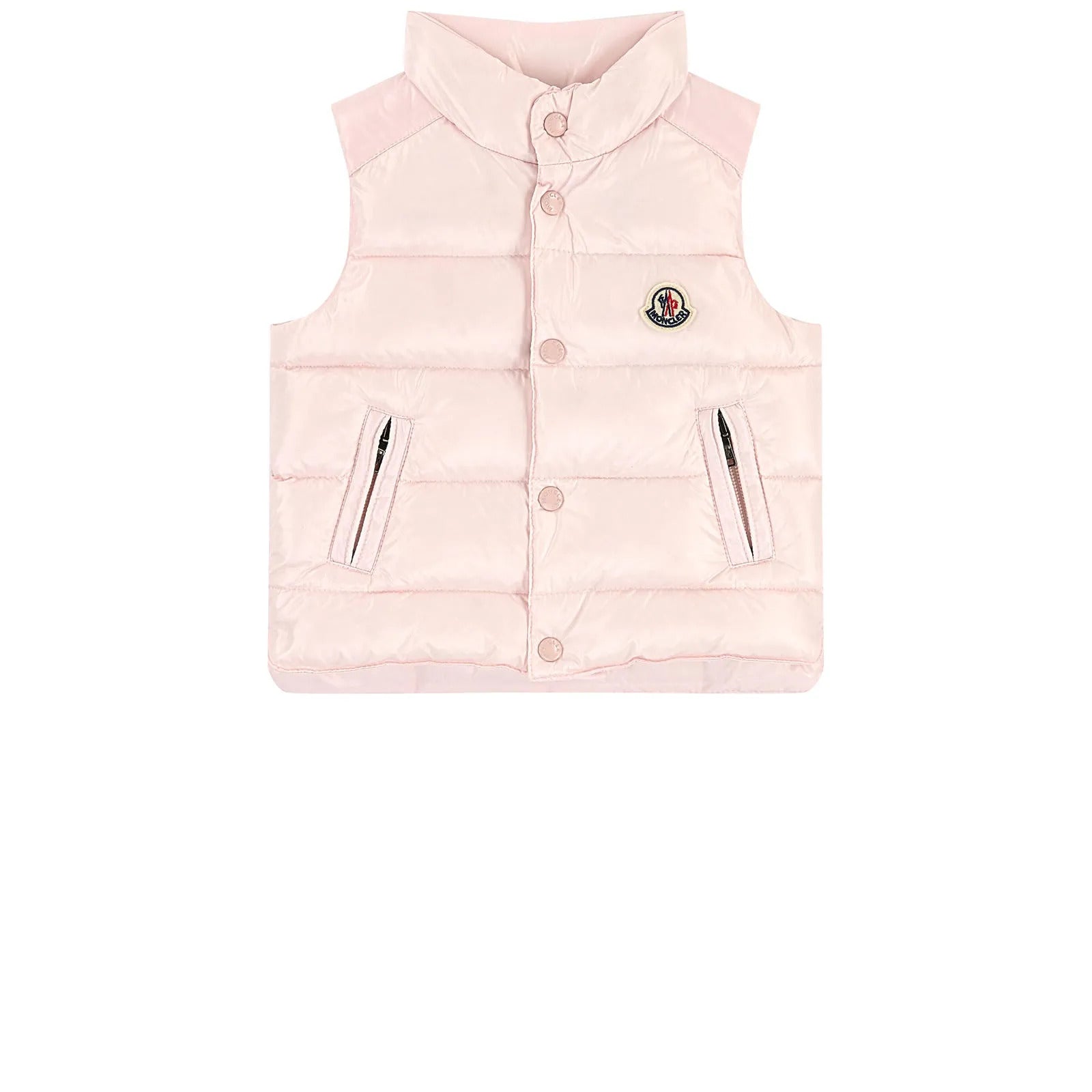 Baby Boys & Girls Light Pink "Bernard" Padded Down Vest