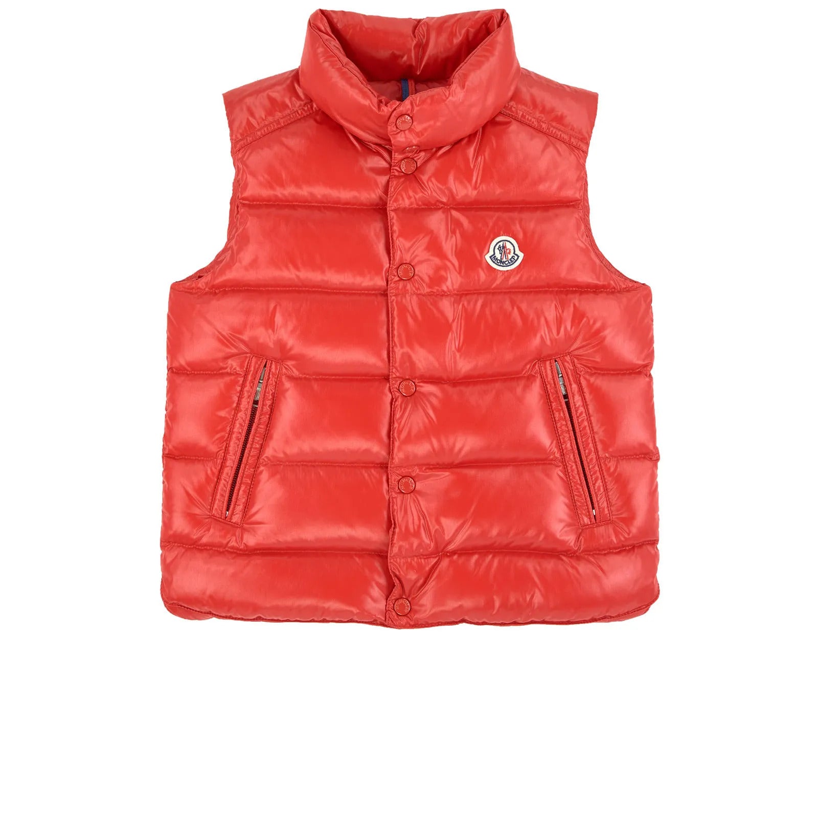 Boys Red "TIB" Padded Down Vest