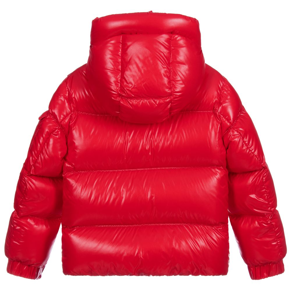 Boys Red "ECRINS" Padded Down Jacket