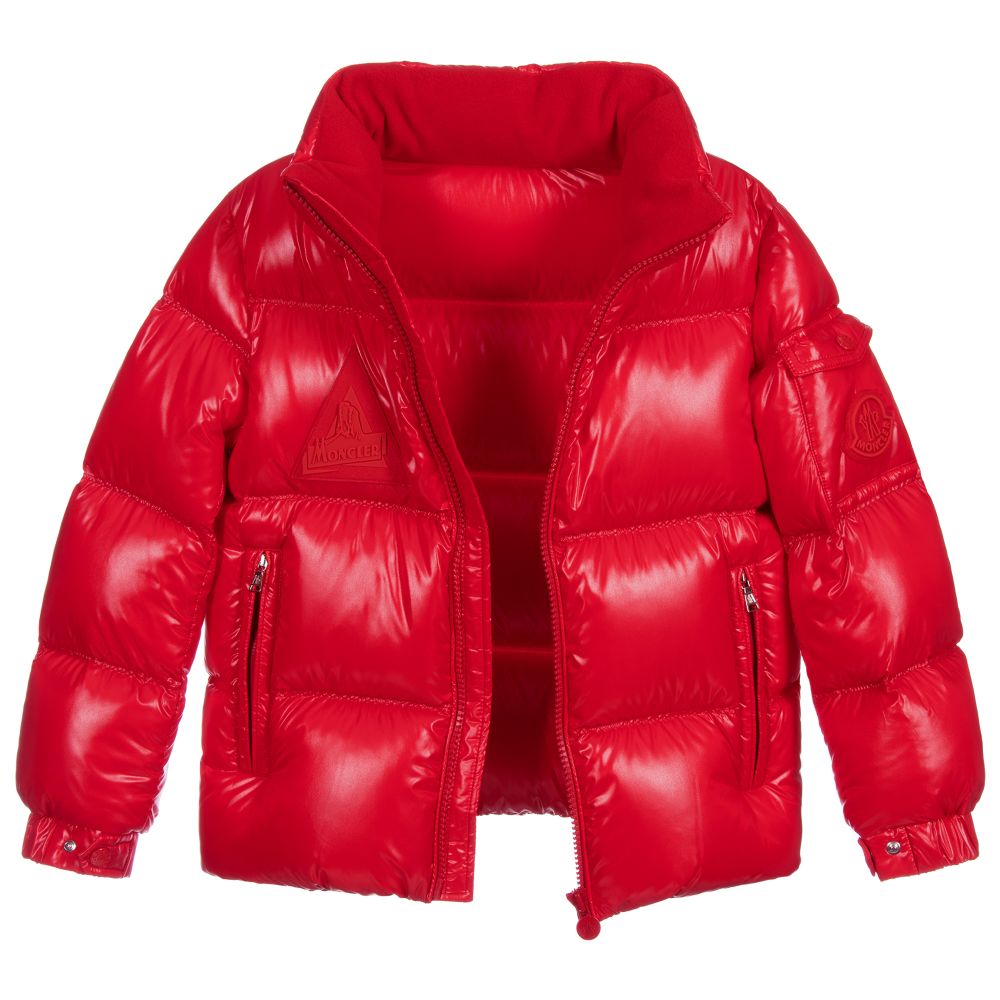 Boys Red "ECRINS" Padded Down Jacket