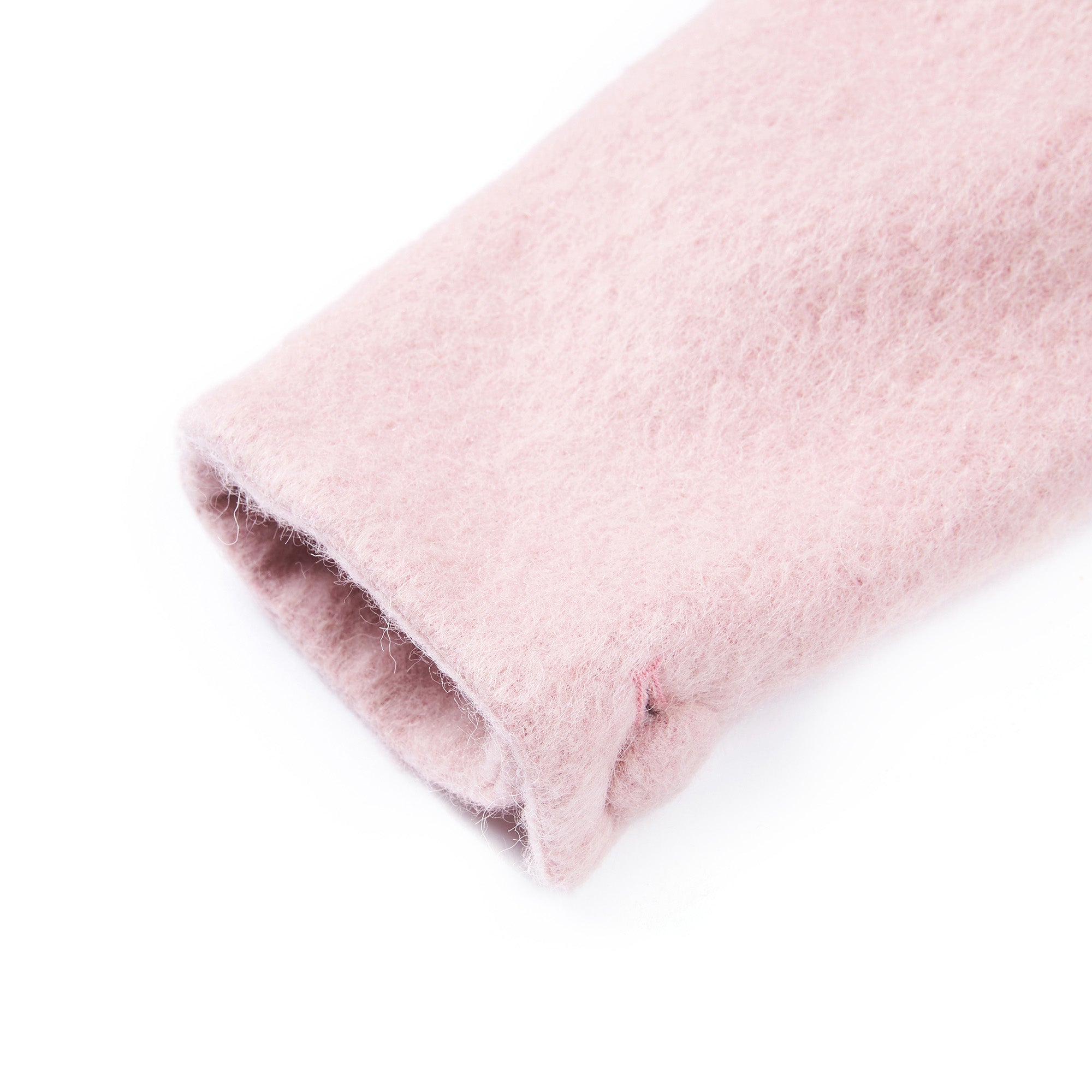 Girls Pink Wool Coat