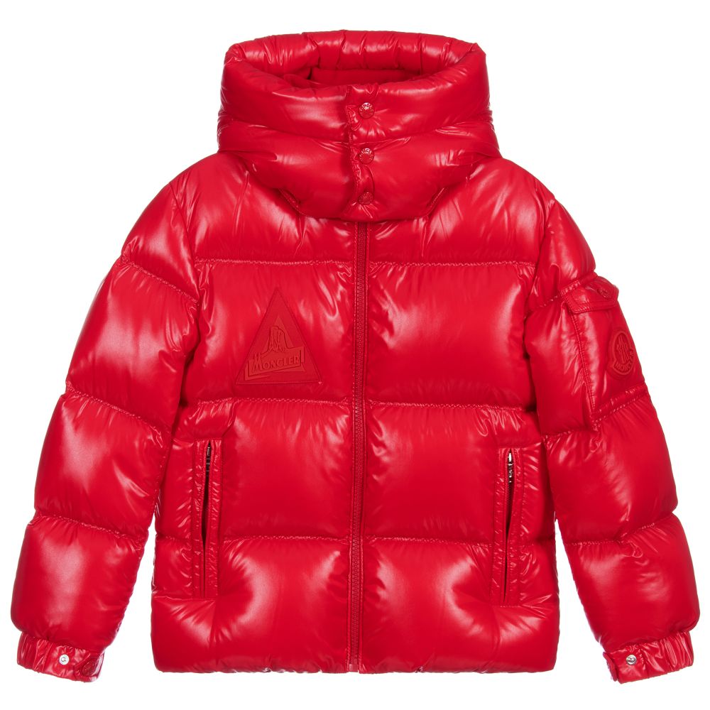 Boys Red "ECRINS" Padded Down Jacket