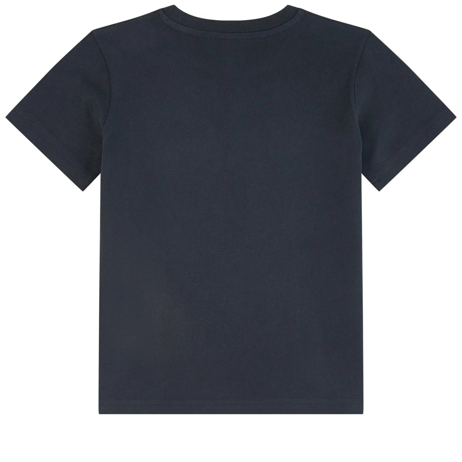 Boys Black Logo “SS”  Cotton T-Shirt