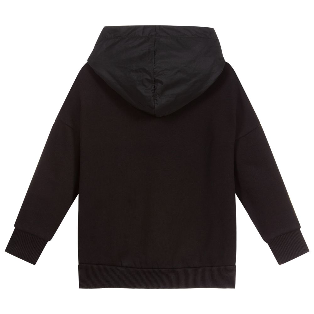 Boys & Girls Black Cotton Sweatshirt