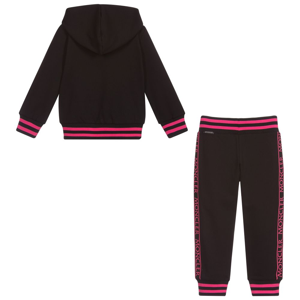 Girls Black Knitwear Clothing Ensemble