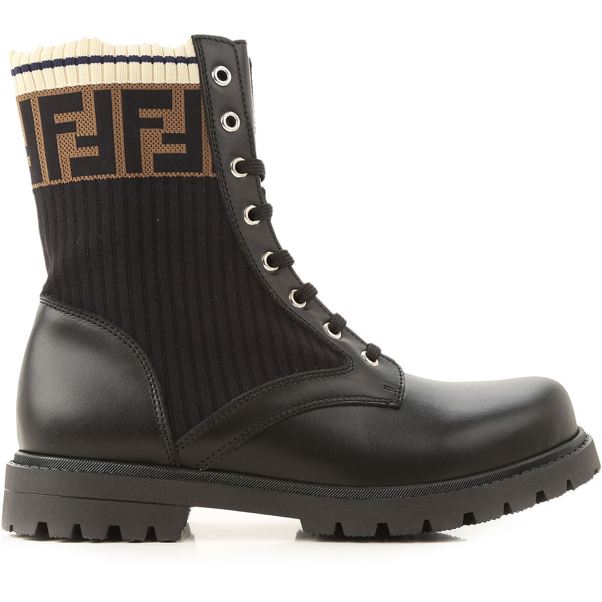 Boys & Girls Black FF Boots