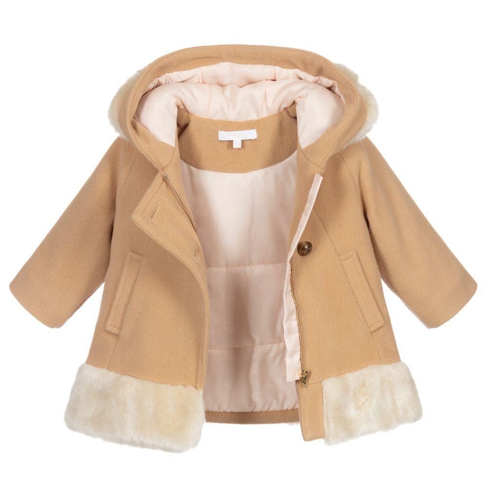Baby Girls Biscuit Coat