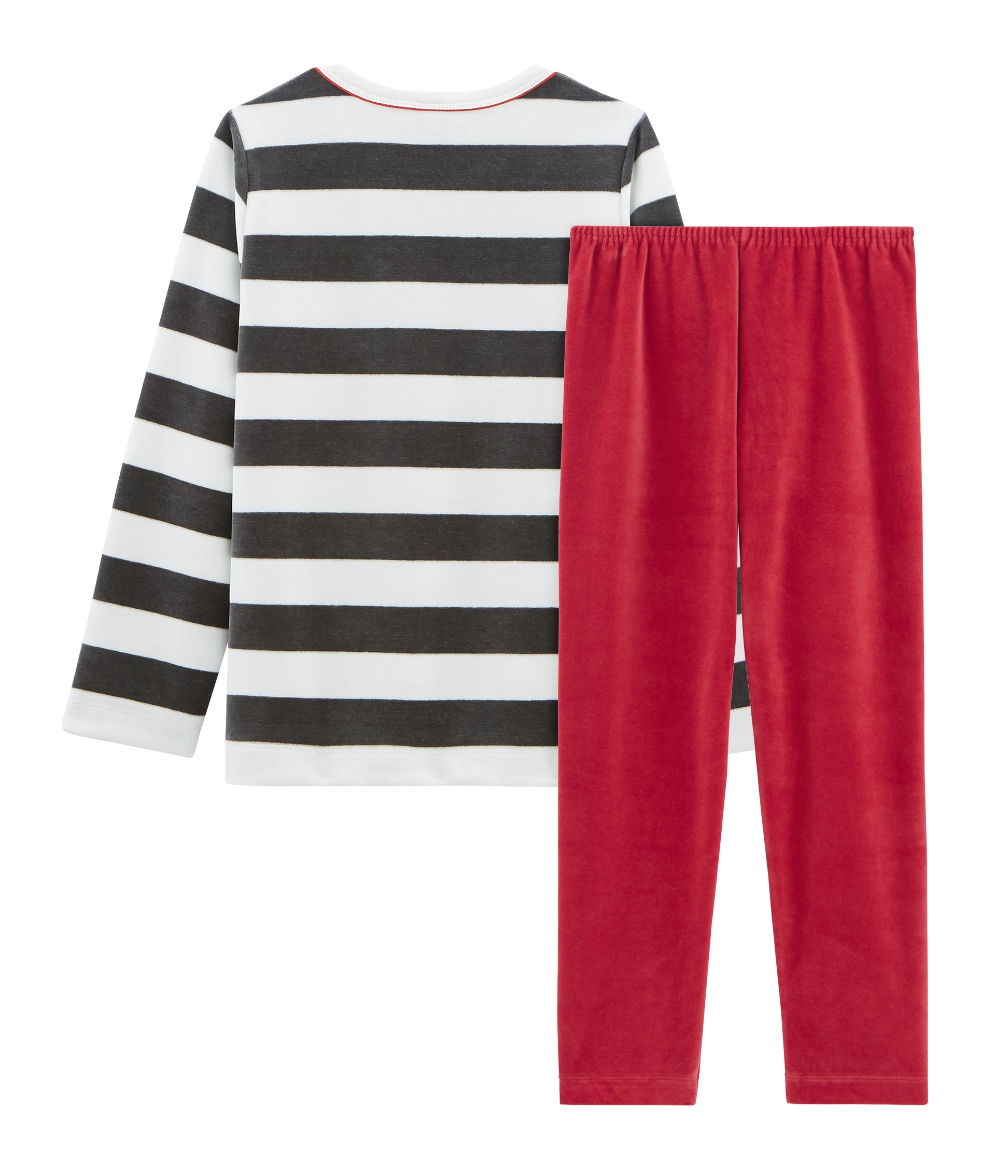 Boys Black & Red Cotton Nightwear Set