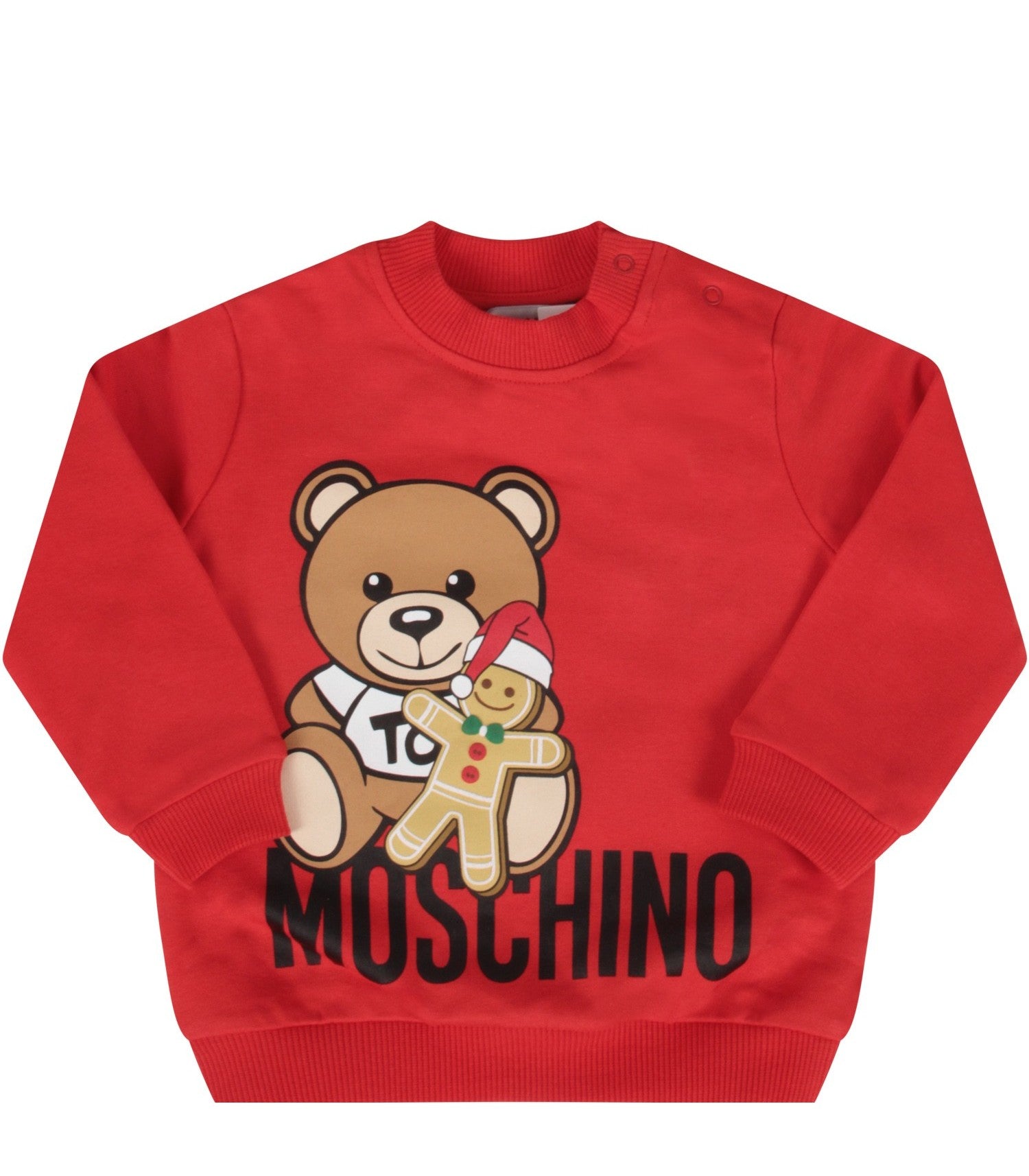 Baby Boys & Girls Red Teddy Bear Sweatshirt