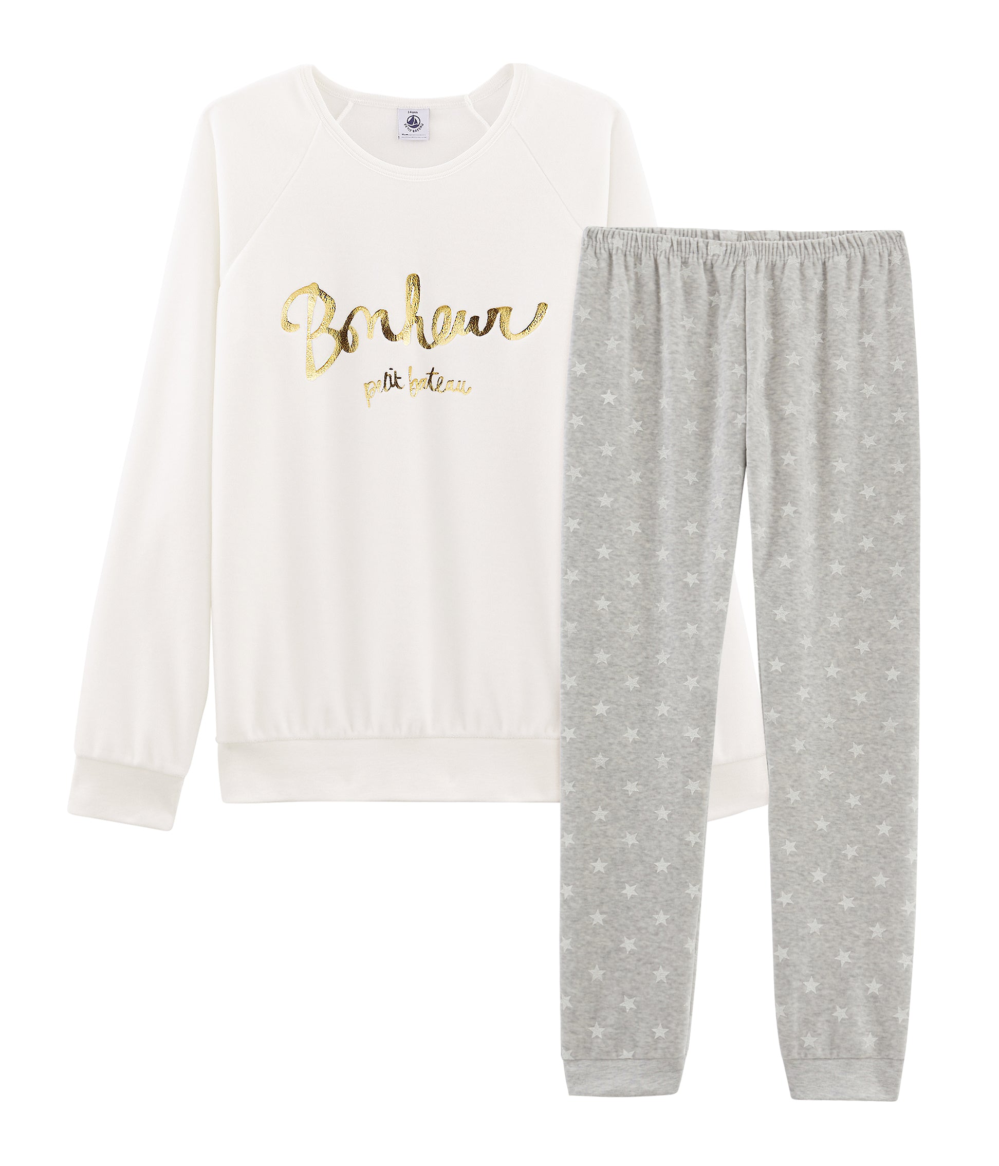 Girls White Cotton Nightwear Set