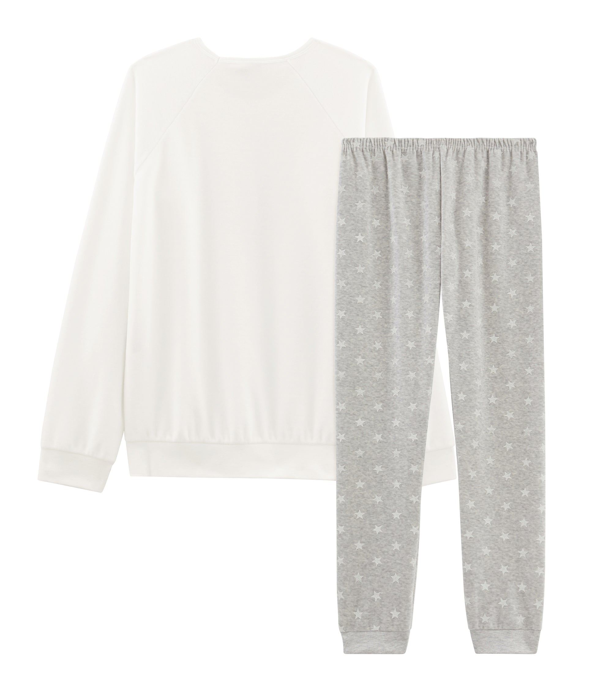 Girls White Cotton Nightwear Set