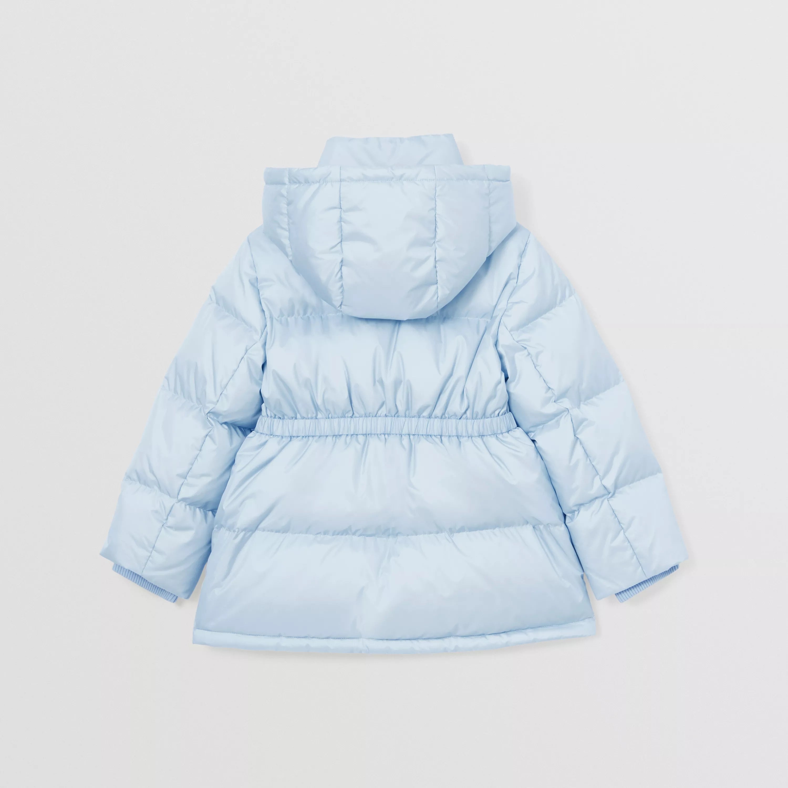 Girls Light Blue Padded Down Jacket