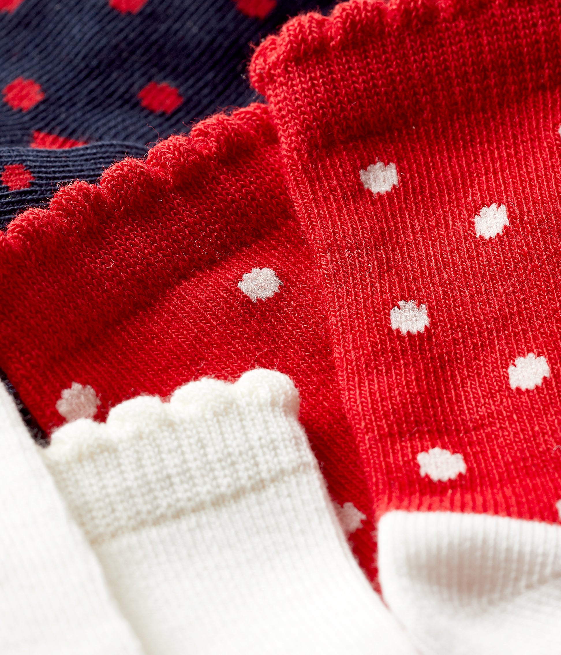 Baby Girls Multicolor Cotton Socks (3 Pieces)