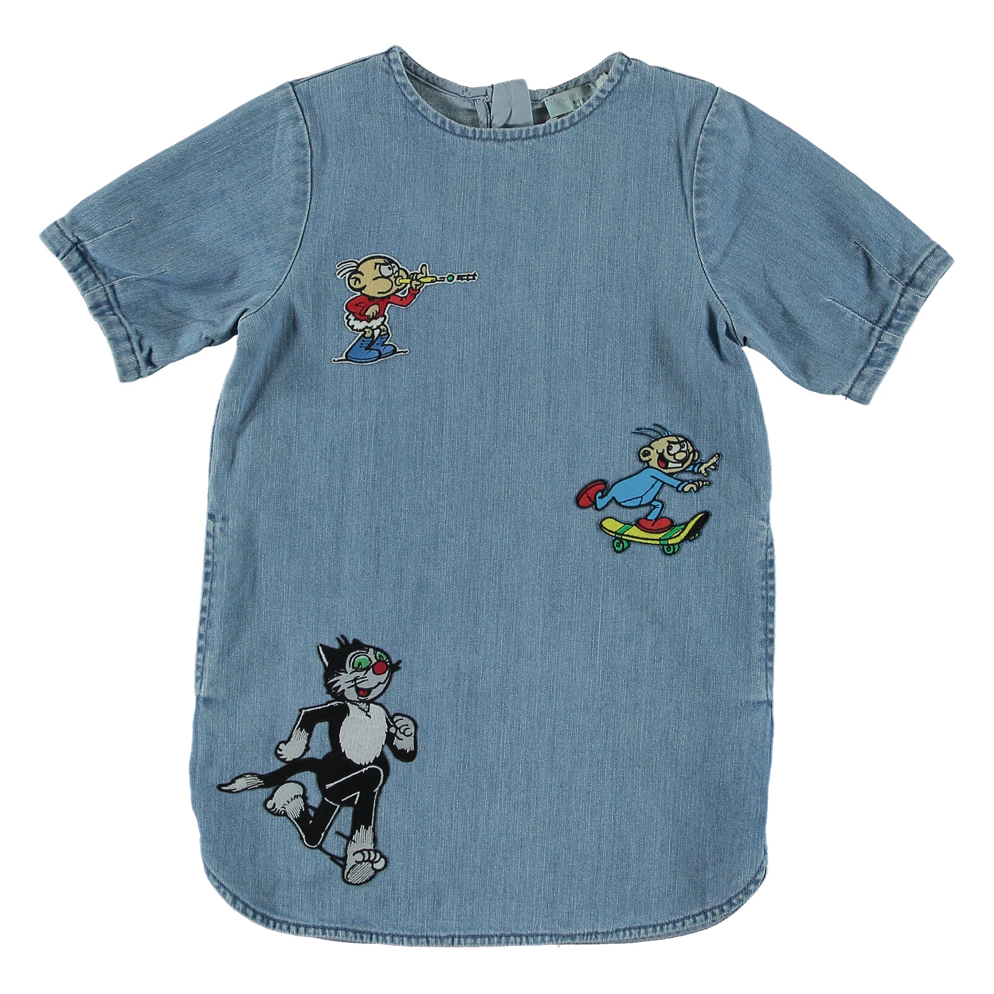 Girls Denim Cotton Dress