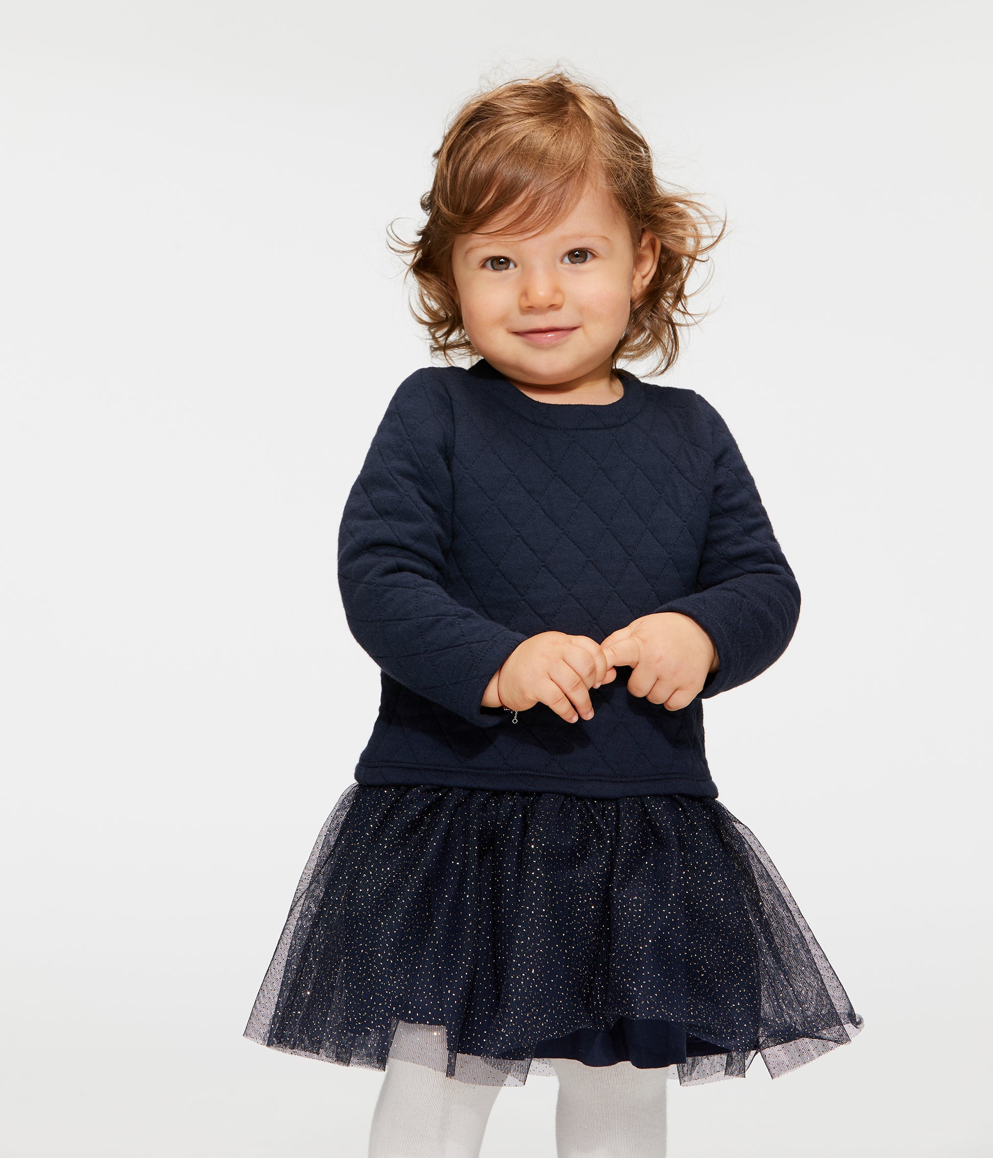 Baby Girls Blue Cotton Dress