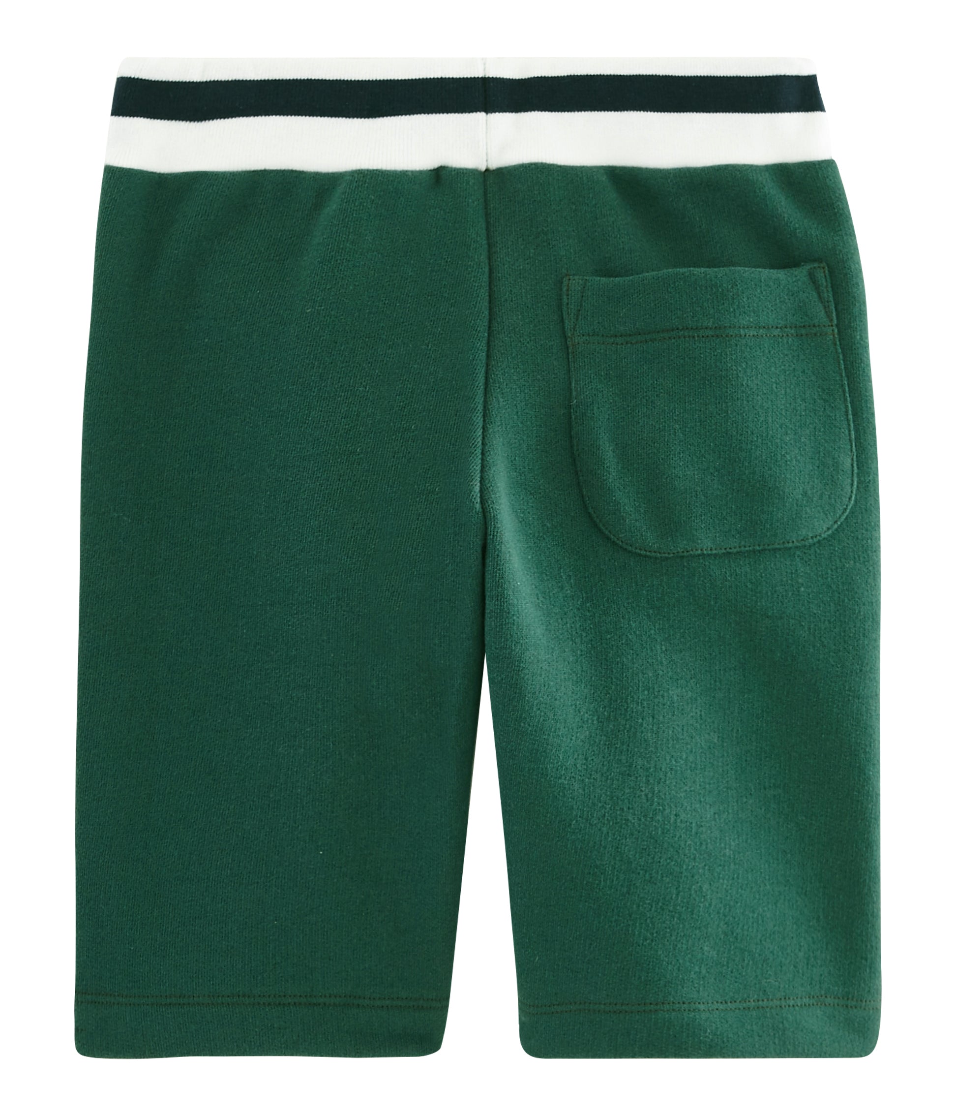 Boys Green Cotton Shorts