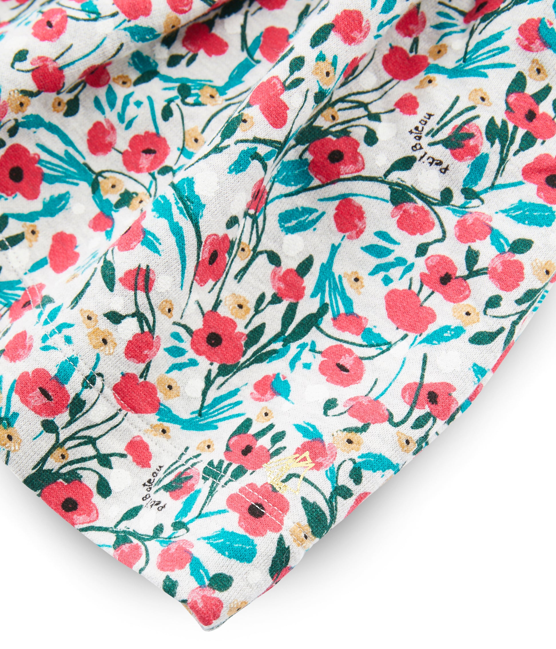 Girls Multicolor Floral Cotton Dress