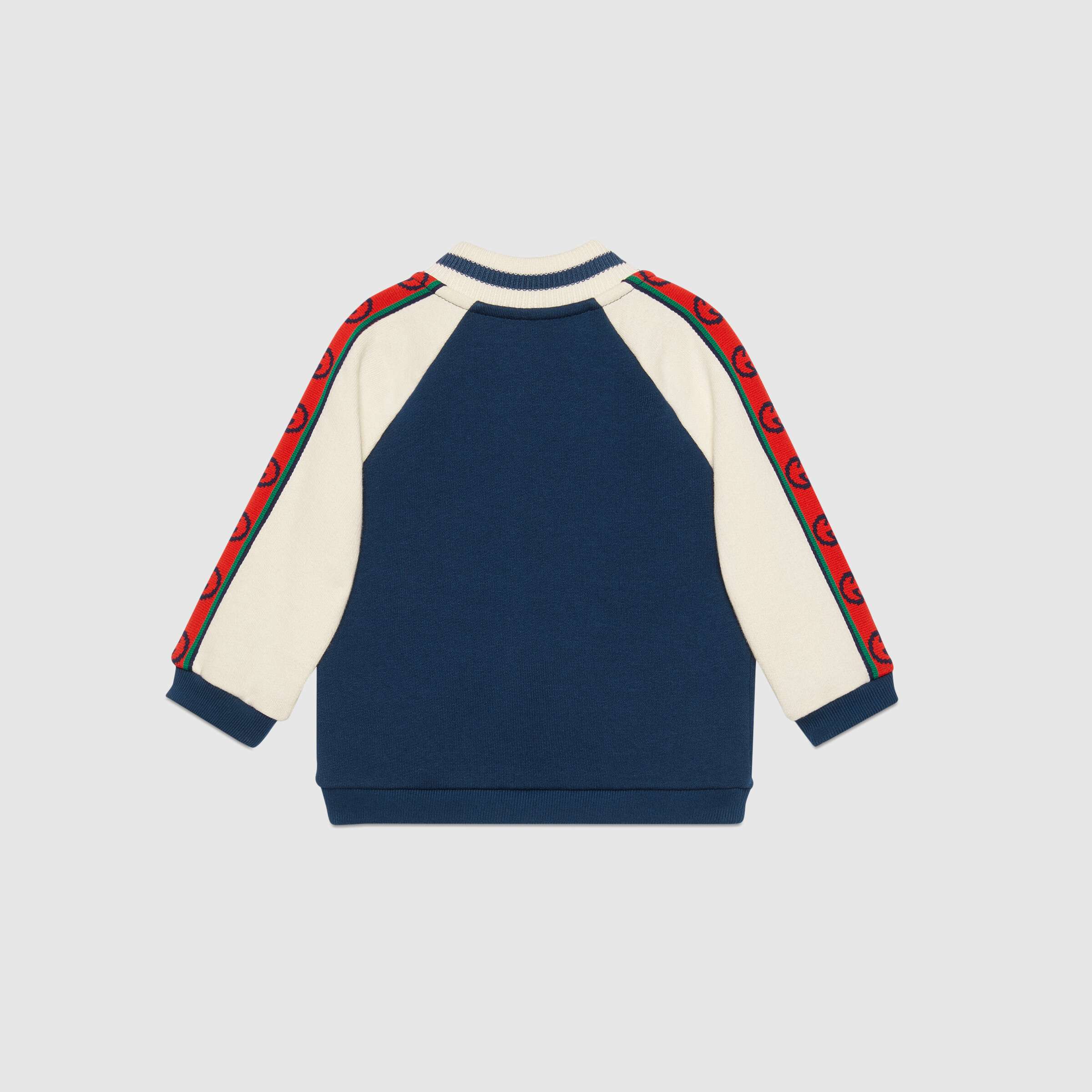 Baby Boys & Girls Prussian Blue Cotton Sweatshirt
