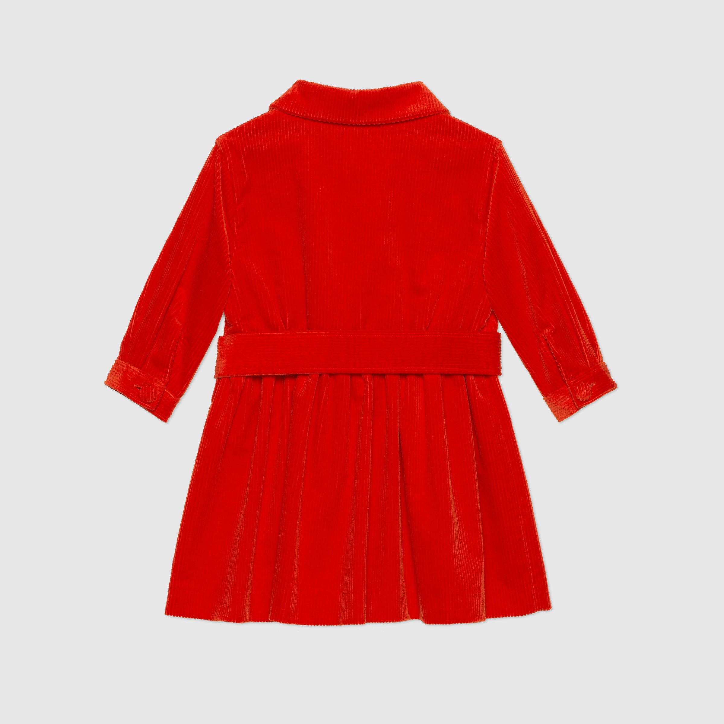 Girls Bright Fire Cotton Dress