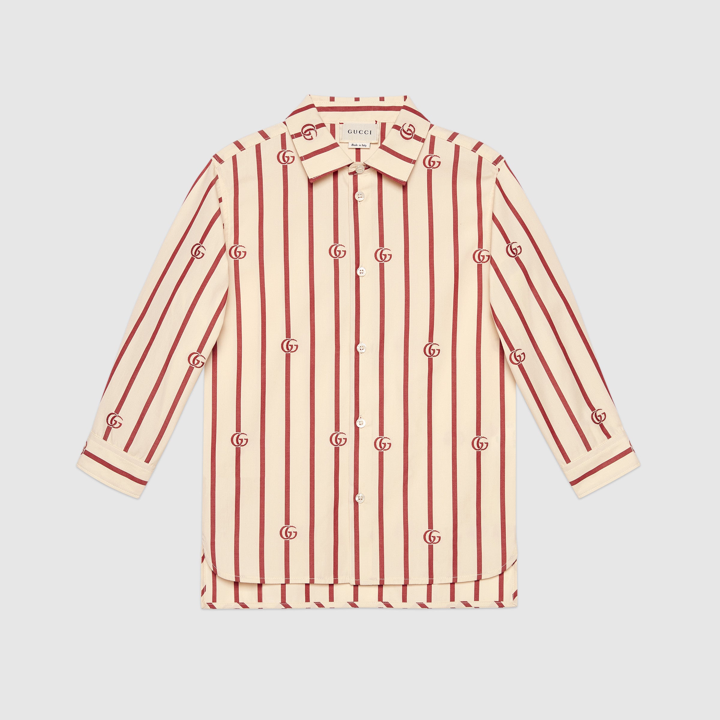 Girls Margarine & Red GG Cotton T-Shirt
