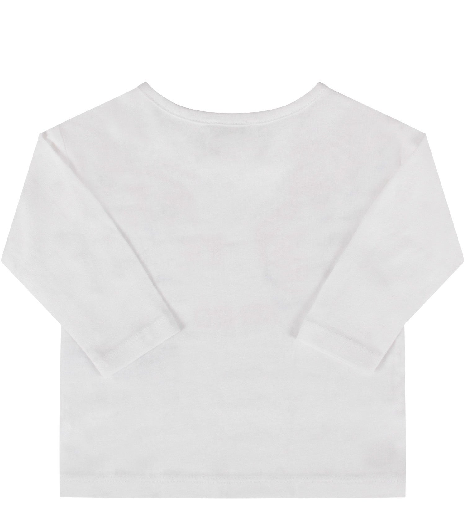 Baby Girls Optic White Cotton T-Shirt