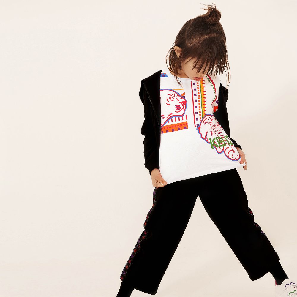 Girls Optic White T-Shirt