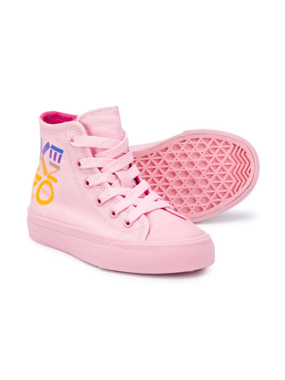 Girls Pink Logo Shoes