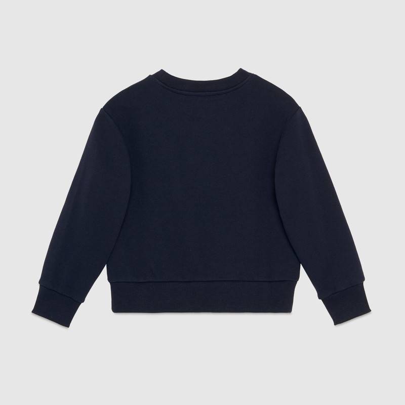 Boys Urban Blue Cotton Sweatshirt