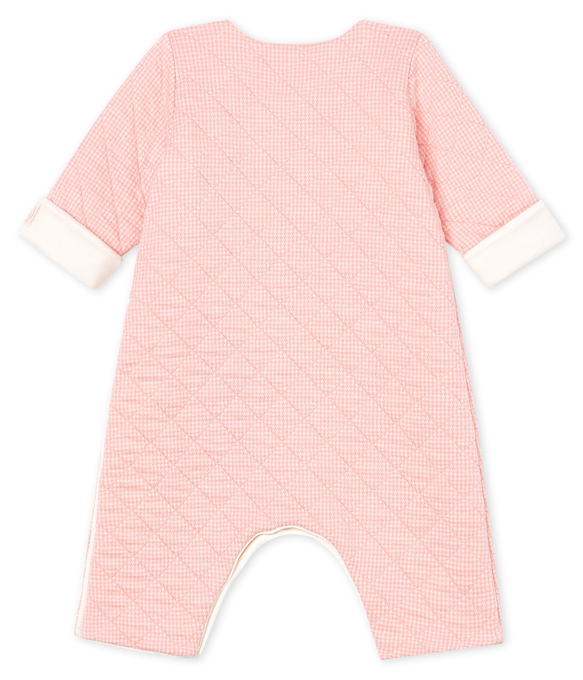 Baby Girls Pink Cotton Babysuit