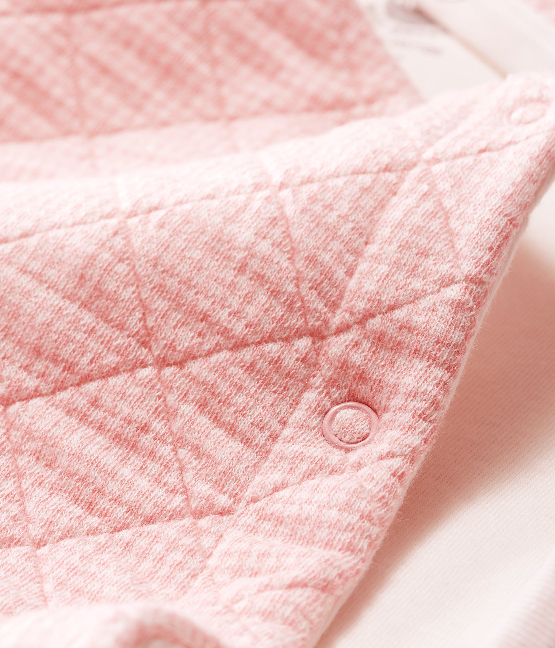Baby Girls Pink Cotton Babysuit