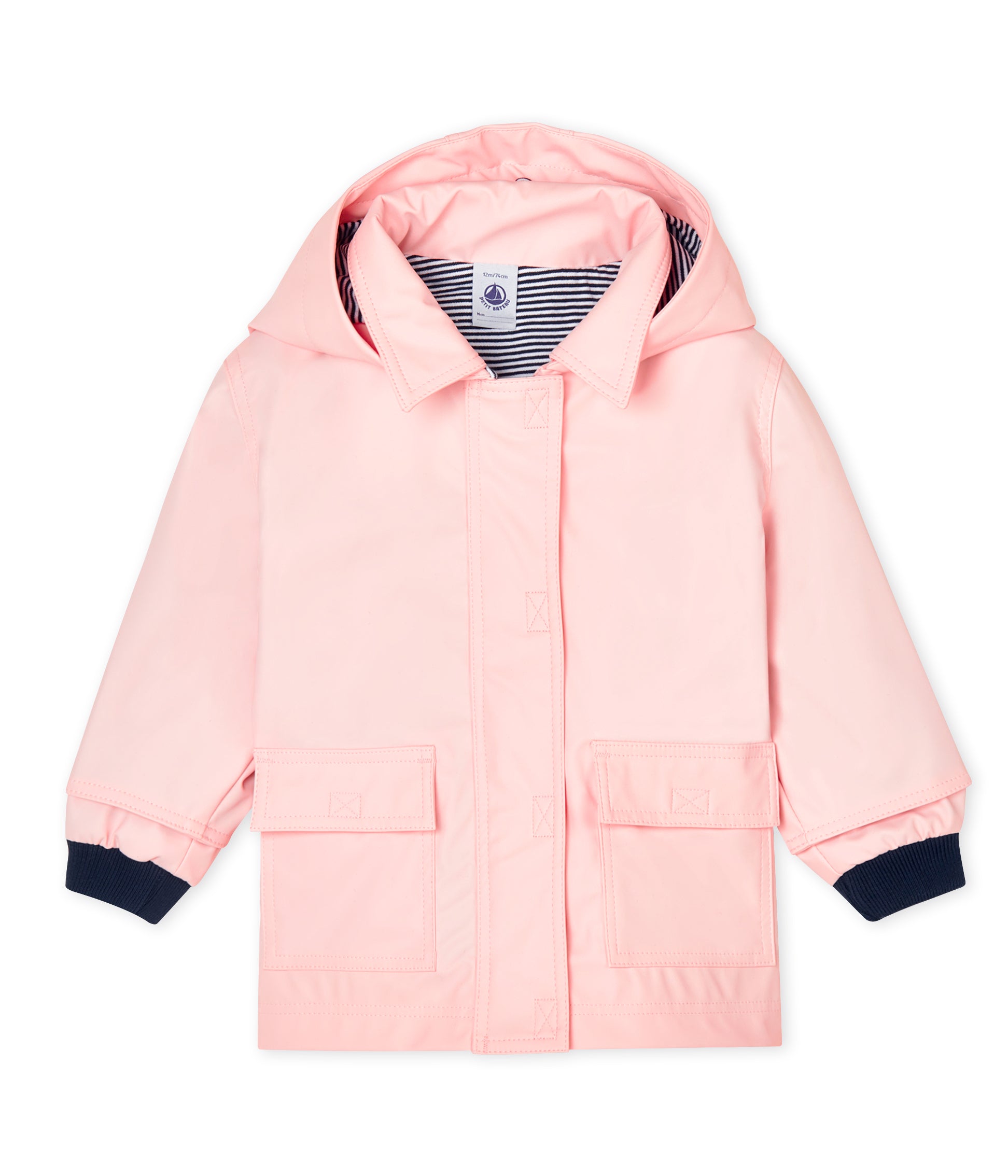 Baby Girls Pink Hooded Coat
