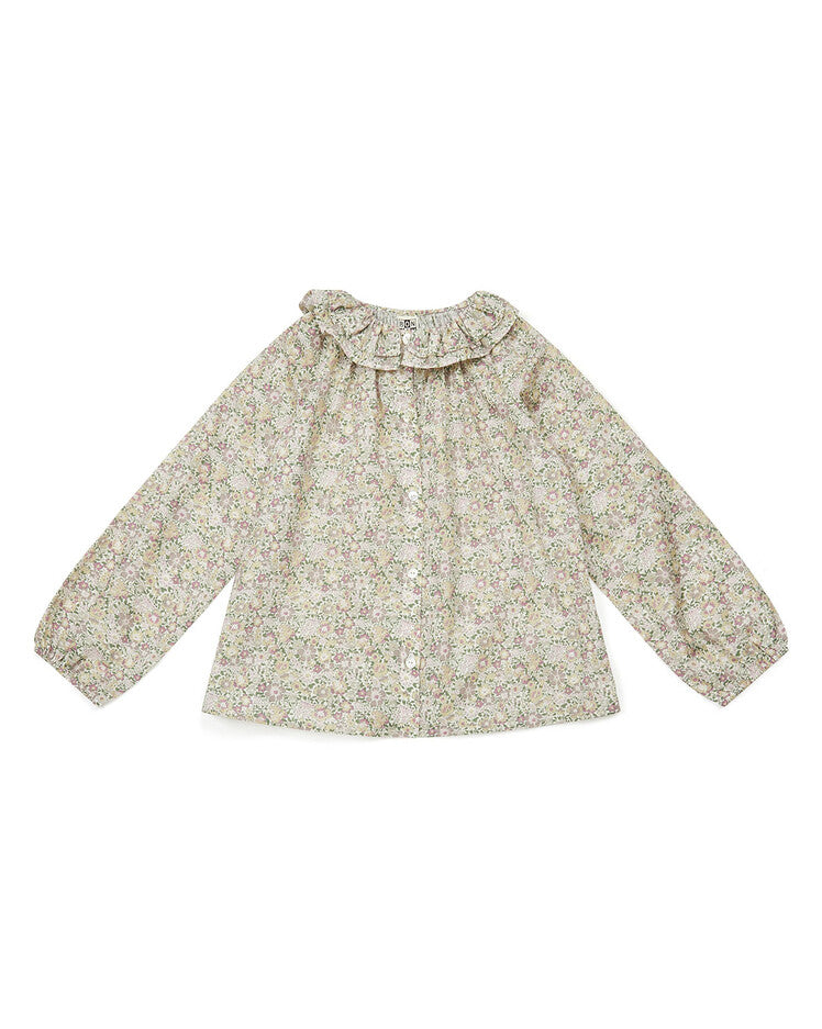 Girls Rose Cotton Blouse