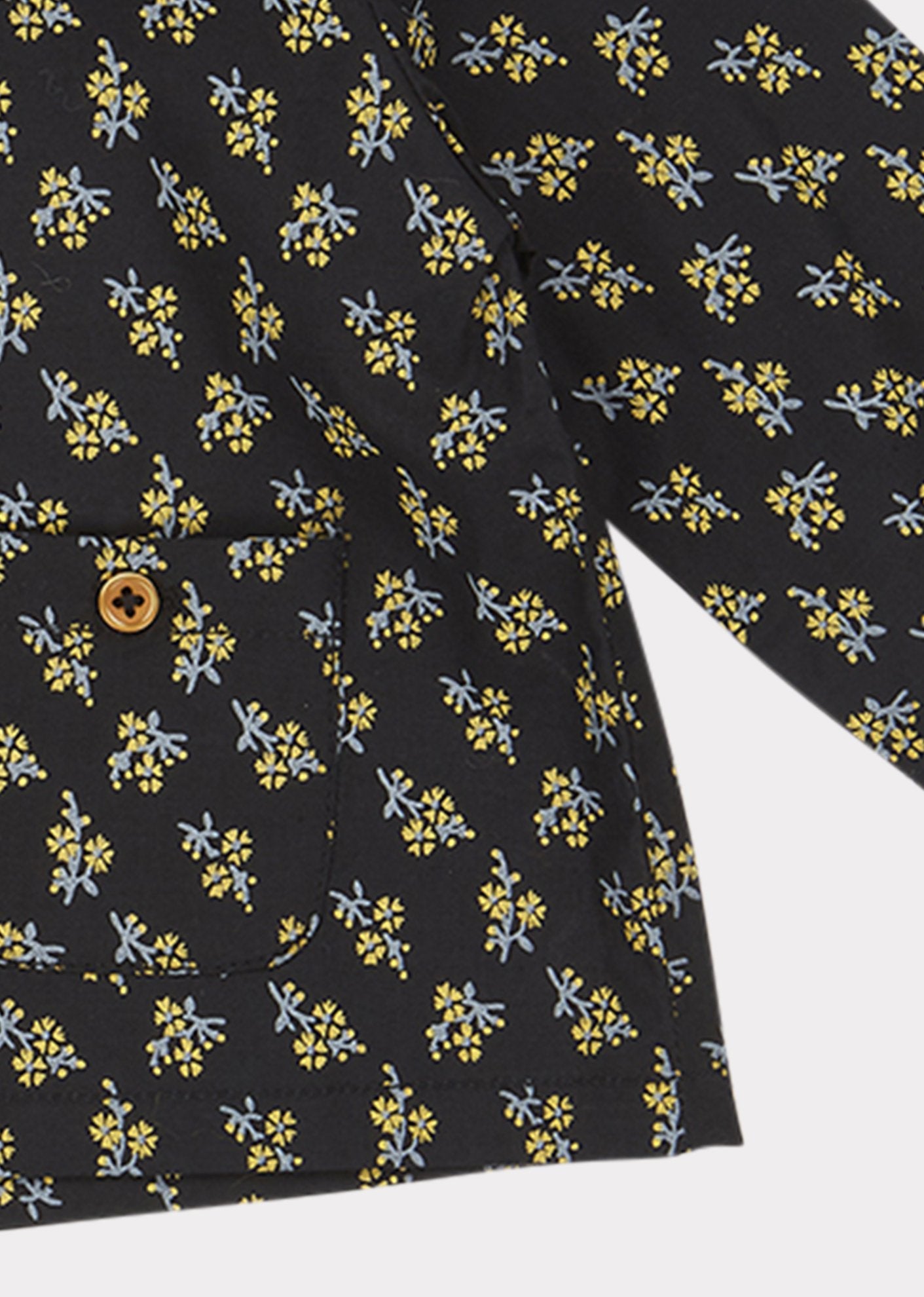 Baby Girls Black Blackcap Blouse