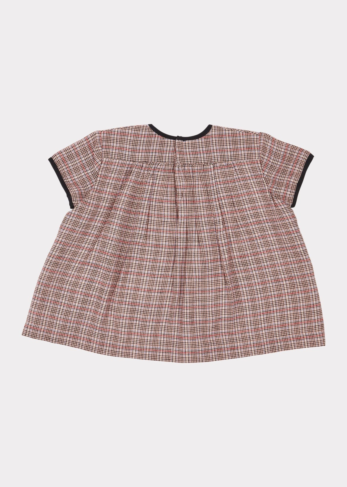 Baby Girls Pink Check Tunic Set