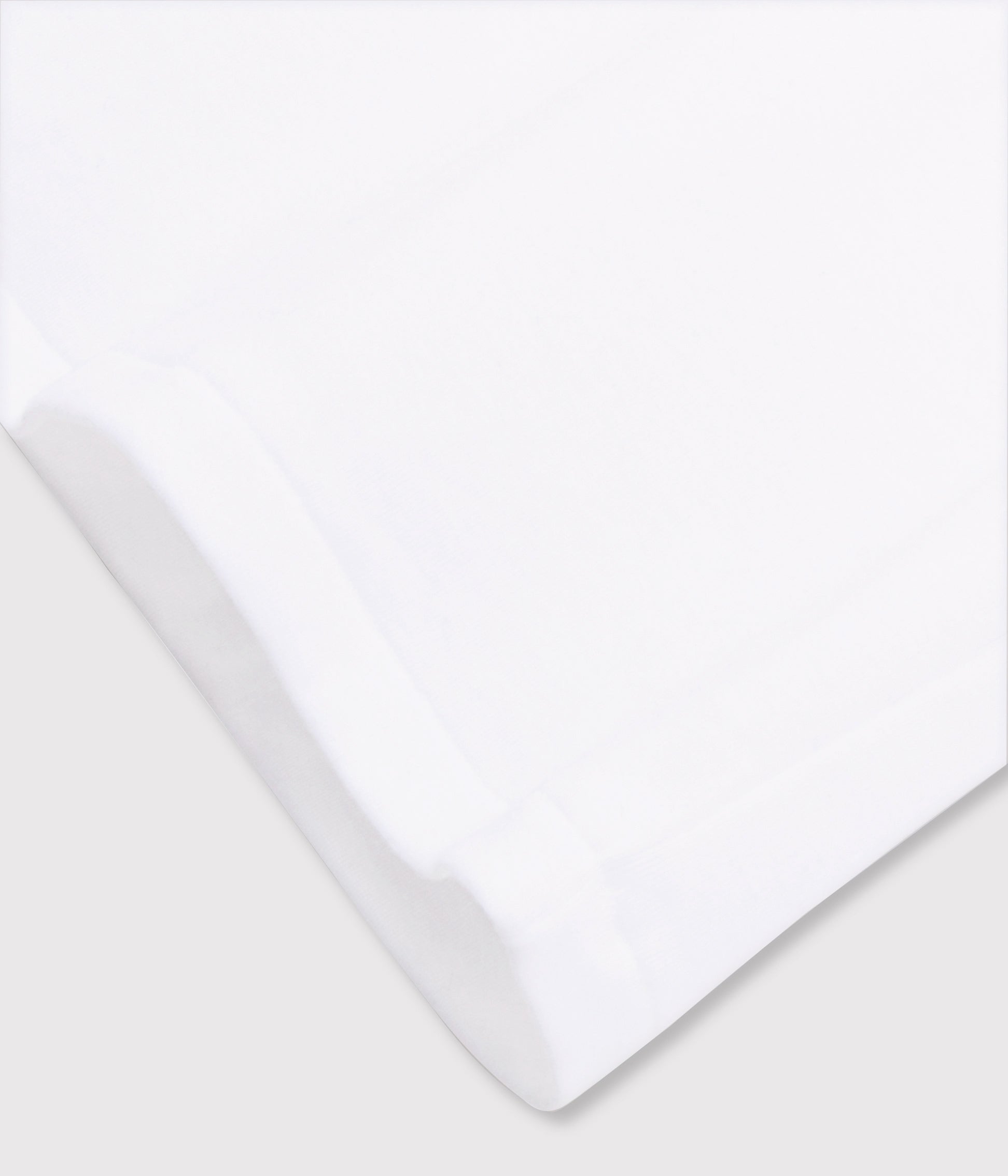 Girls White Cotton T-Shirt