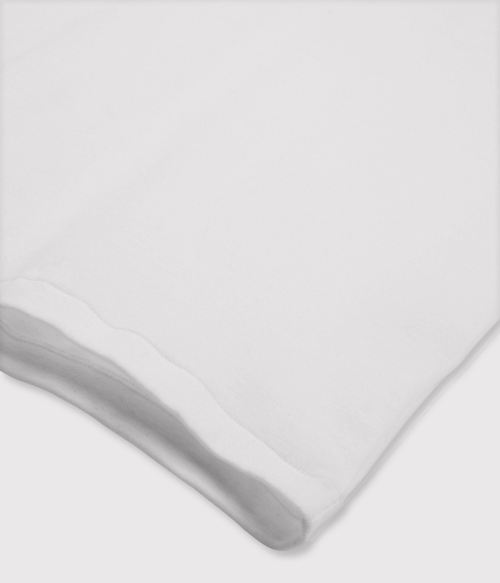 Girls White Cotton T-Shirt