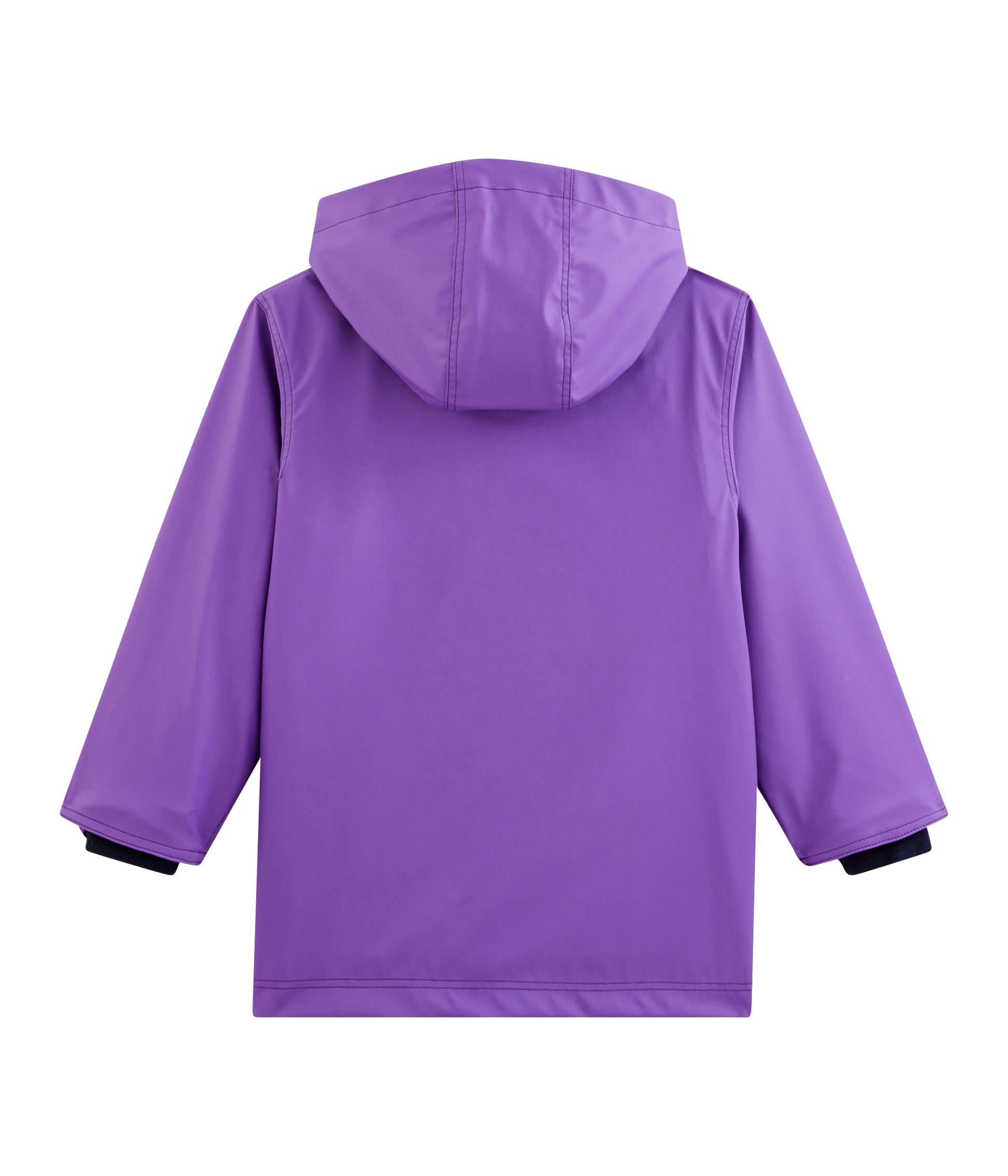 Girls Purple Hooded Coat